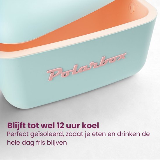 Polarbox Koelbox met Schouderband - Pop Blauw - 20 Liter - 45x30x(H)27cm