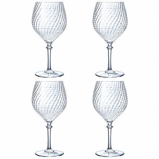 Cristal d’Arques Destinée Wijnglazen – 55 cl – Set van 4 – Luxe Kristalglas – Voor Rode & Witte Wijn