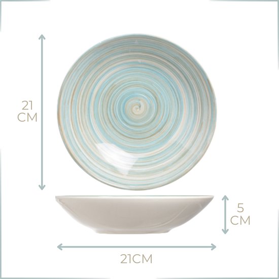 Cosy&Trendy Serviesset 24-delig Turbolino Blauw
