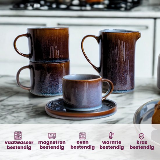 Cosy & Trendy Schenkkan / Melkkan / Waterkan / Waterkaraf - Quintana Blue - 1.4 liter