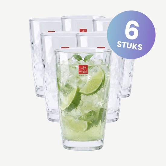 Waterglas/sapglas 470 ml - Diamond Dof - Drinkglas - Water/sapglas