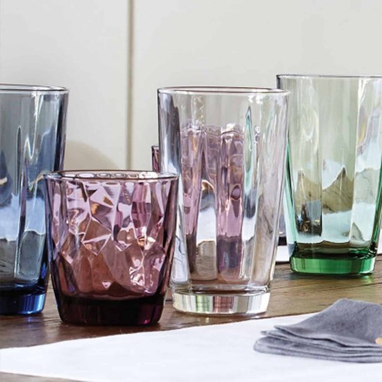 Waterglas/sapglas 470 ml - Diamond Dof - Drinkglas - Water/sapglas