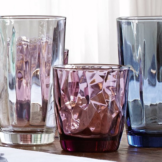 Waterglas/sapglas 470 ml - Diamond Dof - Drinkglas - Water/sapglas