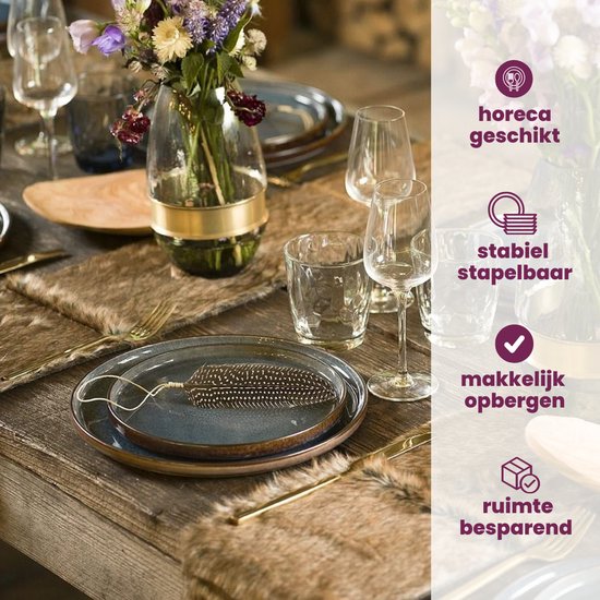 Cosy & Trendy Serviesset Quintana Blue 18-Delig