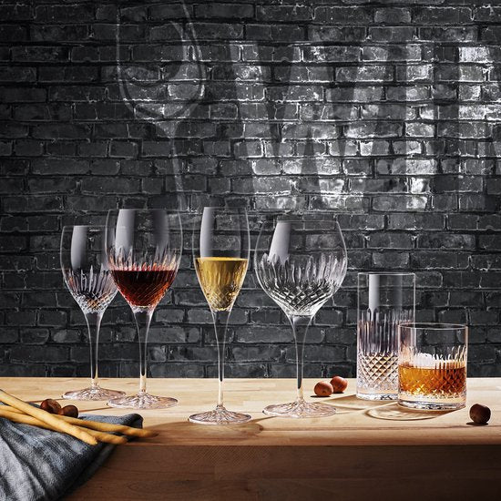 Bormioli Luigi Diamante - Wijnglas - 52 cl - 4 stuks