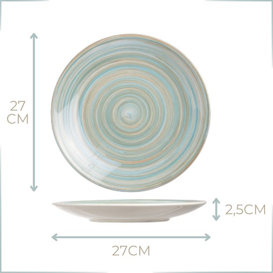 Cosy&Trendy Serviesset 24-delig Turbolino Blauw