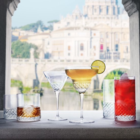 Luigi Bormioli Roma 1960 Cocktailglas - Bekerglas - Drinkglas 30cl - 6 stuks
