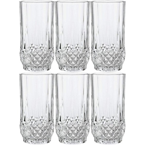 Eclat Longchamp Longdrinkglas - 28 cl - Set-6