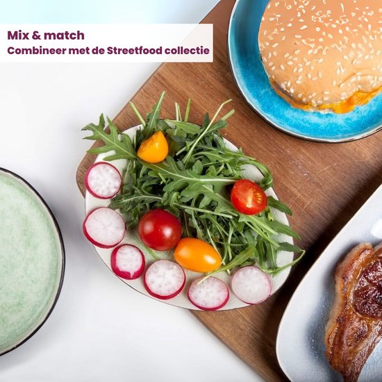 Cosy&Trendy Streetfood Festival Bordje - Ø 13 cm- Set-10