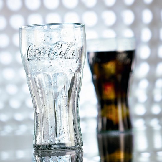 Coca Cola Glazen 370ml - Set van 6 Glazen