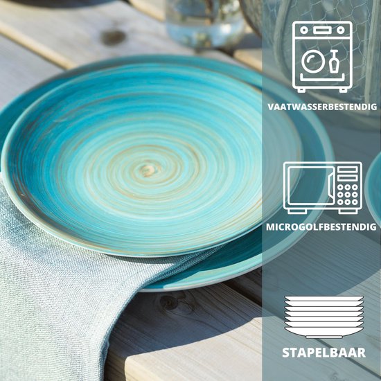 Cosy&Trendy Serviesset 24-delig Turbolino Blauw