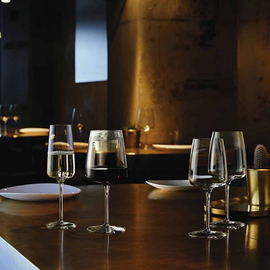 ​Bormioli Rocco Champagneglazen Nexo - 240 ml - Set van 6 Flûtes / Mousserende Wijnglazen - Kristalhelder Glaswerk - Duurzaam & Vaatwasserbestendig voor Champagne, Prosecco en Cava​
