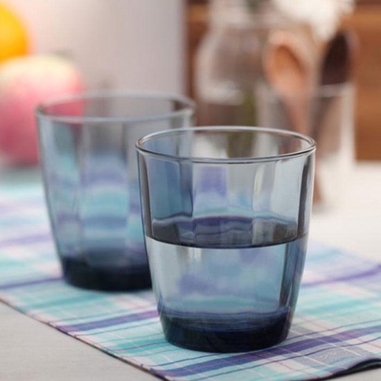 Bormioli Rocco Pulsar waterglas - 30 cl - Blauw - Set-6