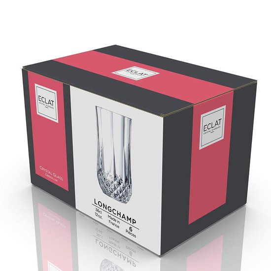 Eclat Longchamp Longdrinkglas - 36 cl - Set-6