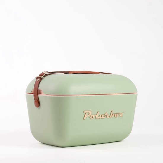 Polarbox - Koelbox - met Schouderband - Olijf Goud - 20 Liter - 45x30x(H)28cm