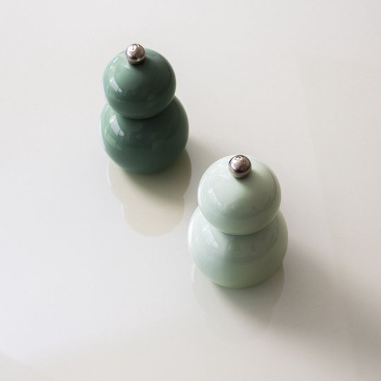 ONA Betty Green peper- en zoutmolenset, 2 stuks.