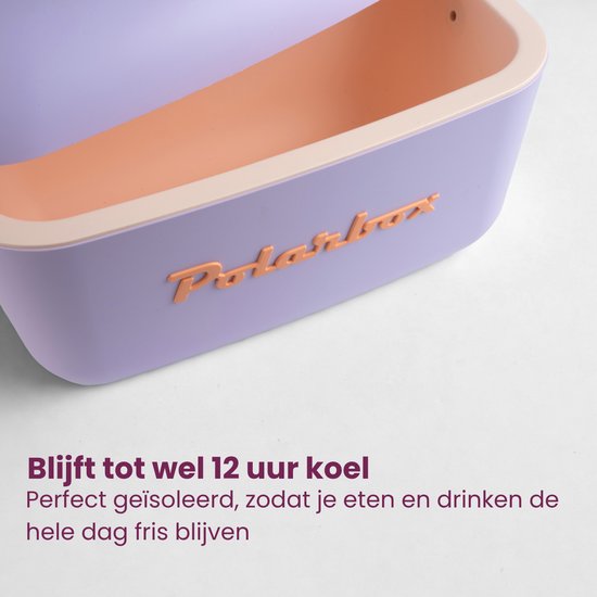 Polarbox Koelbox met Schouderband - Paars Sorbet - 20 Liter