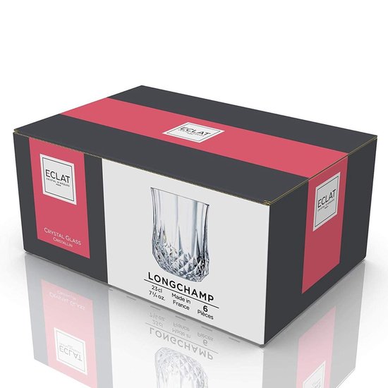 Eclat Longchamp Waterglas - 23 cl - Set-6