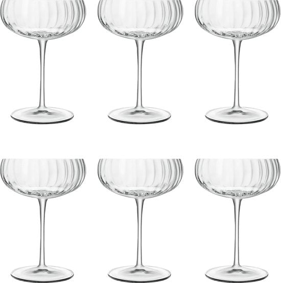Luigi Bormioli Speakeasy Swing - Champagneglas - 30 cl - 6 stuks