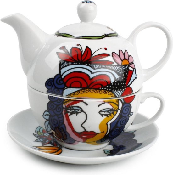 Josien Broeren Tea for One - Theepot - Porselein - 0.4 l
