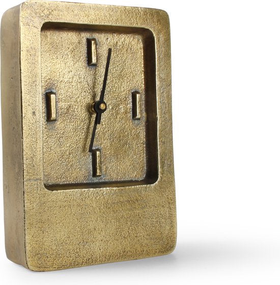 S|P Collection Tafelklok 14xH22cm goud edge Zone