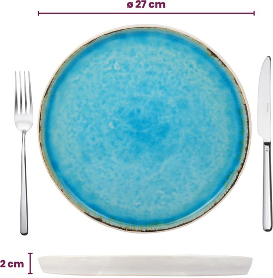 Cosy & Trendy Serviesset Laguna Azzurro 24-Delig