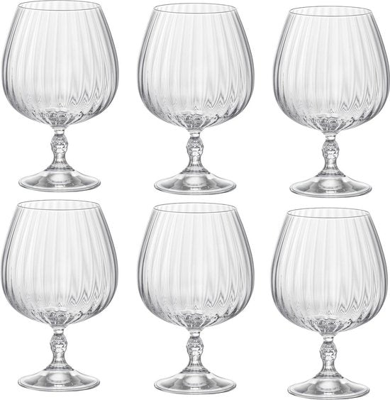 Bormioli Rocco America 20's cognacglas - 65 cl - Set-6