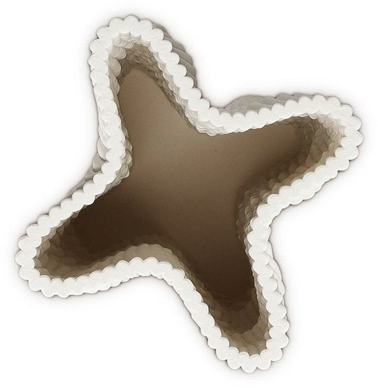 SP Collection Vaas 17,5x17,5xH33cm fluid white Vea