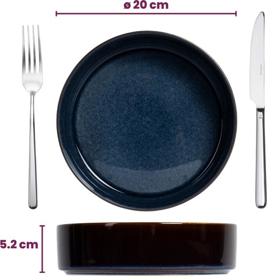 Cosy & Trendy Serviesset Quintana Blue 18-Delig