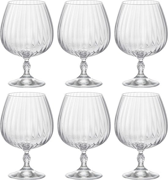 Bormioli Rocco America 20's cognacglas - 65 cl - Set-6