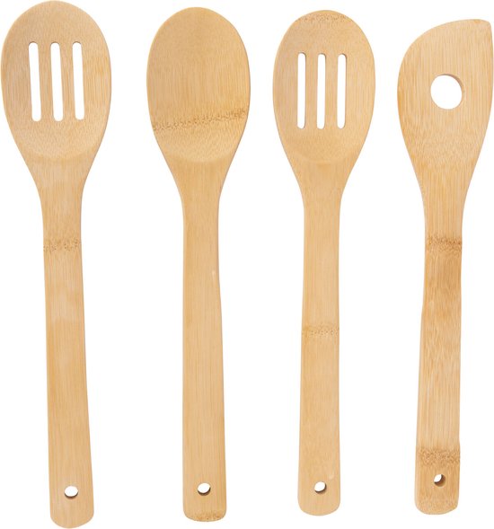 Keukengerei - bamboe - set van 4
