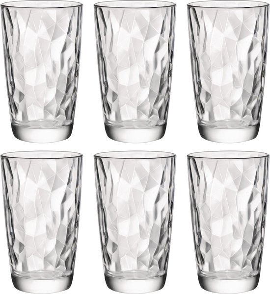 Bormioli Rocco Diamond longdrinkglas - 47 cl - Set-6