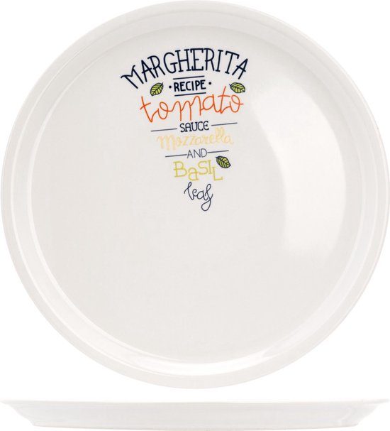 Cosy&Trendy Pizzabord Gedecoreerd - Ø 30 cm - 6 stuks