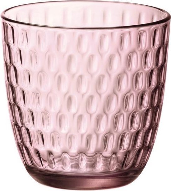 Bormioli Rocco Slot waterglas - 29 cl - Roze - Set-6