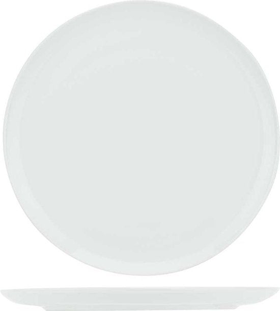 Cosy&Trendy dinerbord Ø 27 cm - wit - Set-4