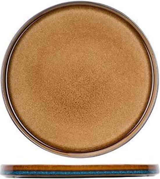 Cosy&Trendy Quintana Amber dinerbord - Ø 27,5 cm - Set-4