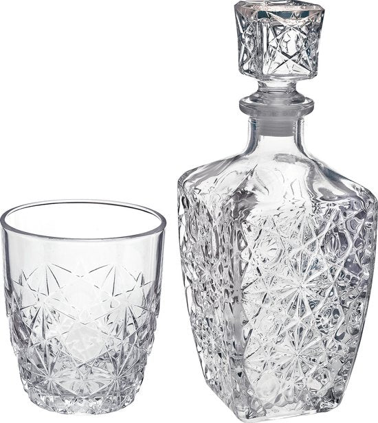 Bormioli Rocco Dedalo Whiskeyset - 7-delig - Glas