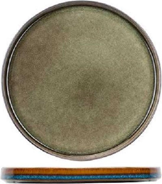 QUINTANA GREEN BROODBORDJE/SCHOTELTJE  D14CM - set van 6