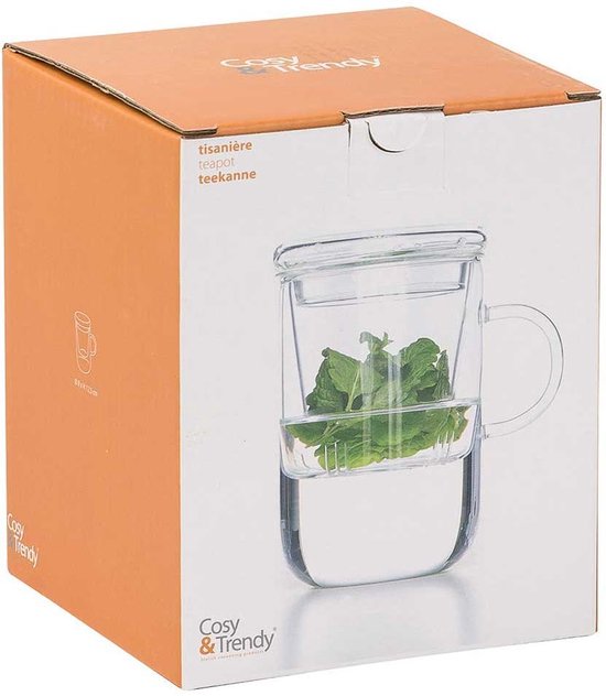 Cosy&Trendy theeglas met filter - 47 cl