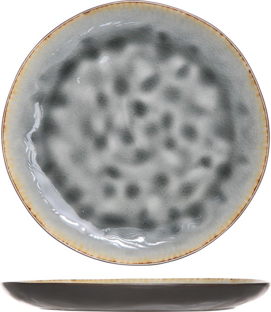 Cosy&Trendy Laguna Ontbijtbord - Ø 20 cm - Grijs - Set-6