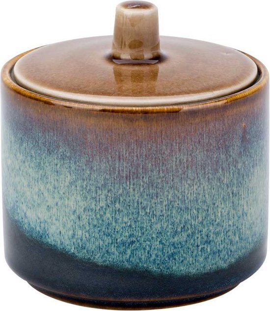 Cosy&Trendy Quintana Amber Suikerpot D8xh6.7-8,5cm
