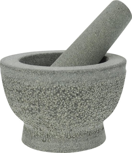 Cosy&Trendy Vijzel Met Stamper - Graniet - Ø 13 cm