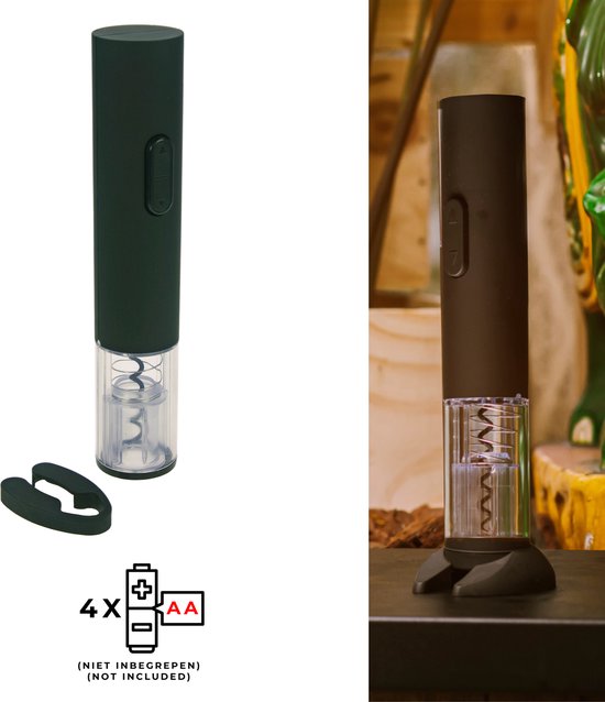 GLAMOMAX'S Choice - Wine Lovers Bundle - Cosy&Trendy Elektrische Kurkentrekker + 12 S&P Wijnglazen - Chique Glazen - 6 Rode / 6 Witte Wijnglazen - 60 cl & 47 cl