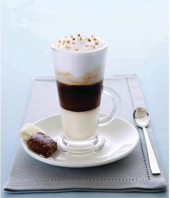 Arcoroc Latino Latte Macchiato Glazen 290ml - 6 stuks