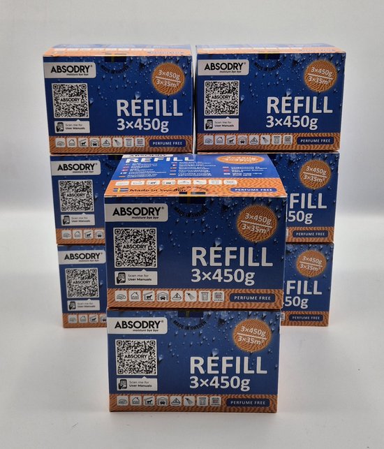 Absodry - Refill - Megapack Navullingen- 8 x 3 stuks