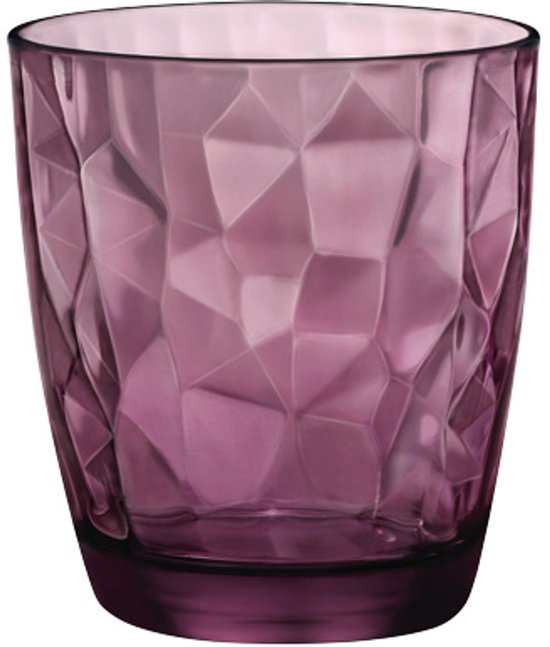 Diamond Tumbler 30cl Paars