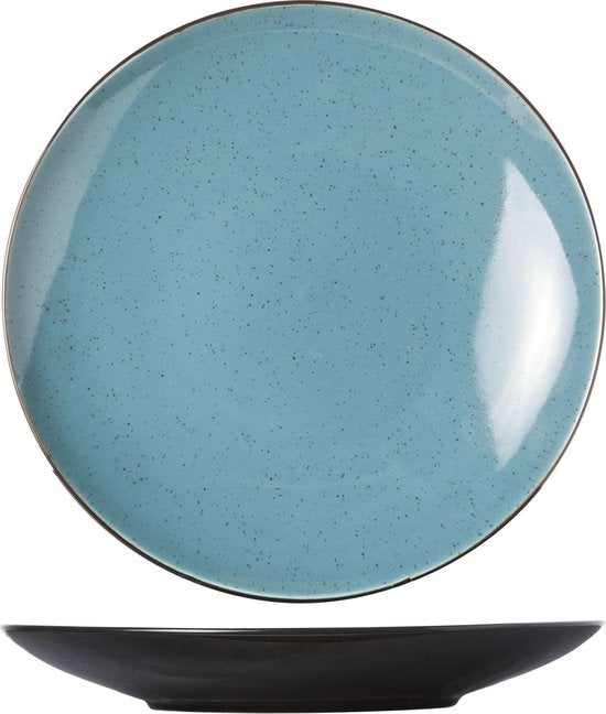 Cosy&Trendy Finesse Blue Plat Bord - Ø 28 cm - Set-4