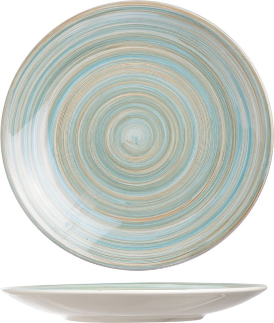 Cosy & Trendy Turbolino Bord - Keramisch Blauw - 22CM