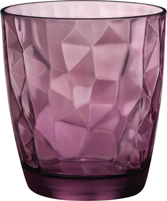 Bormioli Rocco Diamond Tumbler - 39 cl - Paars - 6 stuks