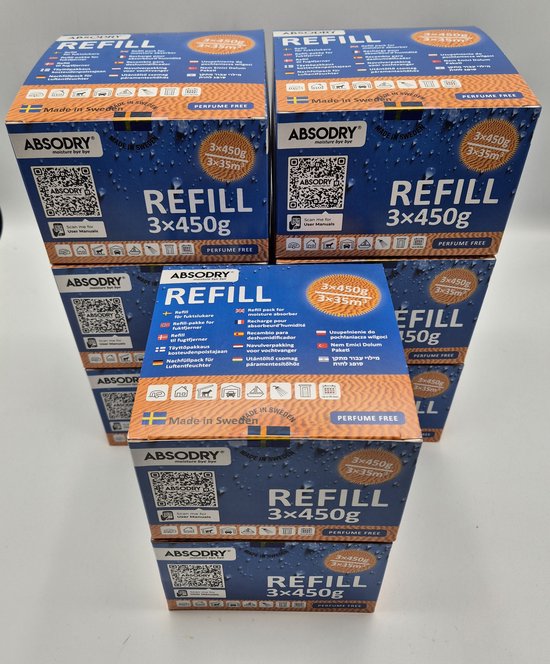 Absodry - Refill - Megapack Navullingen- 8 x 3 stuks